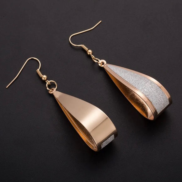 Sparkle Drop Earrings - Picture 2 of 4